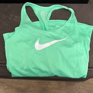 Lime Green Nike Tank